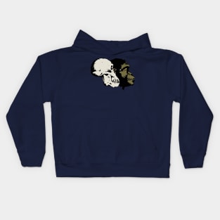 Vintage Evolution skull ape monkey Kids Hoodie